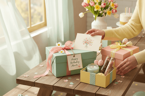 Spring Birthday Gift Ideas Cheerful Gift Boxes for March Celebrations