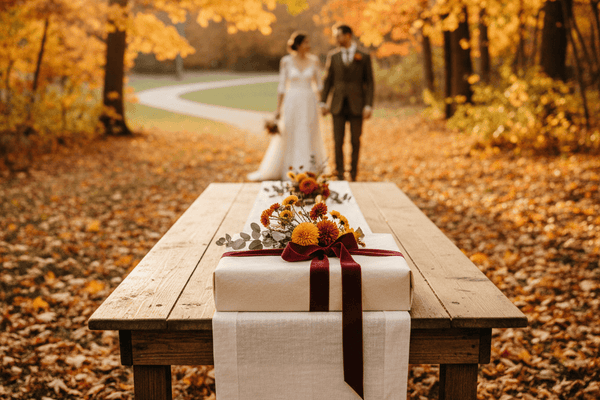 Fall Wedding Gift Guide Elegant Gift Boxes for Couples