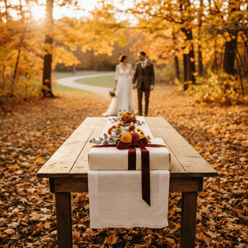 Fall Wedding Gift Guide Elegant Gift Boxes for Couples