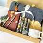 Luxury Tea & Relaxation Gift Box – Blanket, Candle, Herbal Tea & Sweets