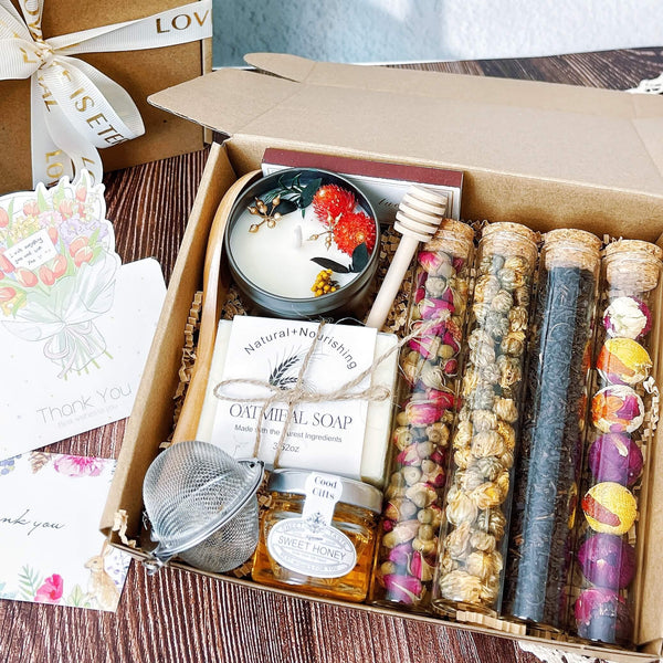 Love Light Wellness Gift Box – Spa, Candle & Relaxation Care Set