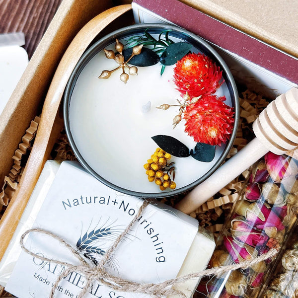 Love Light Wellness Gift Box – Spa, Candle & Relaxation Care Set