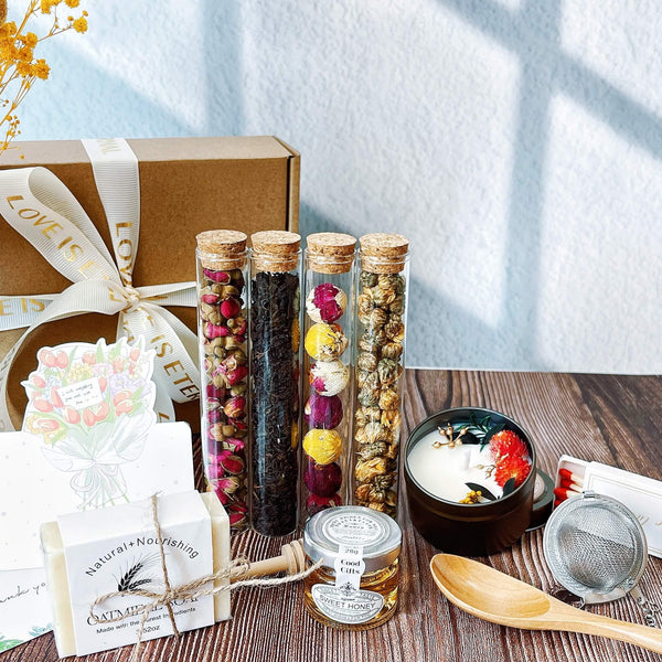 Love Light Wellness Gift Box – Spa, Candle & Relaxation Care Set