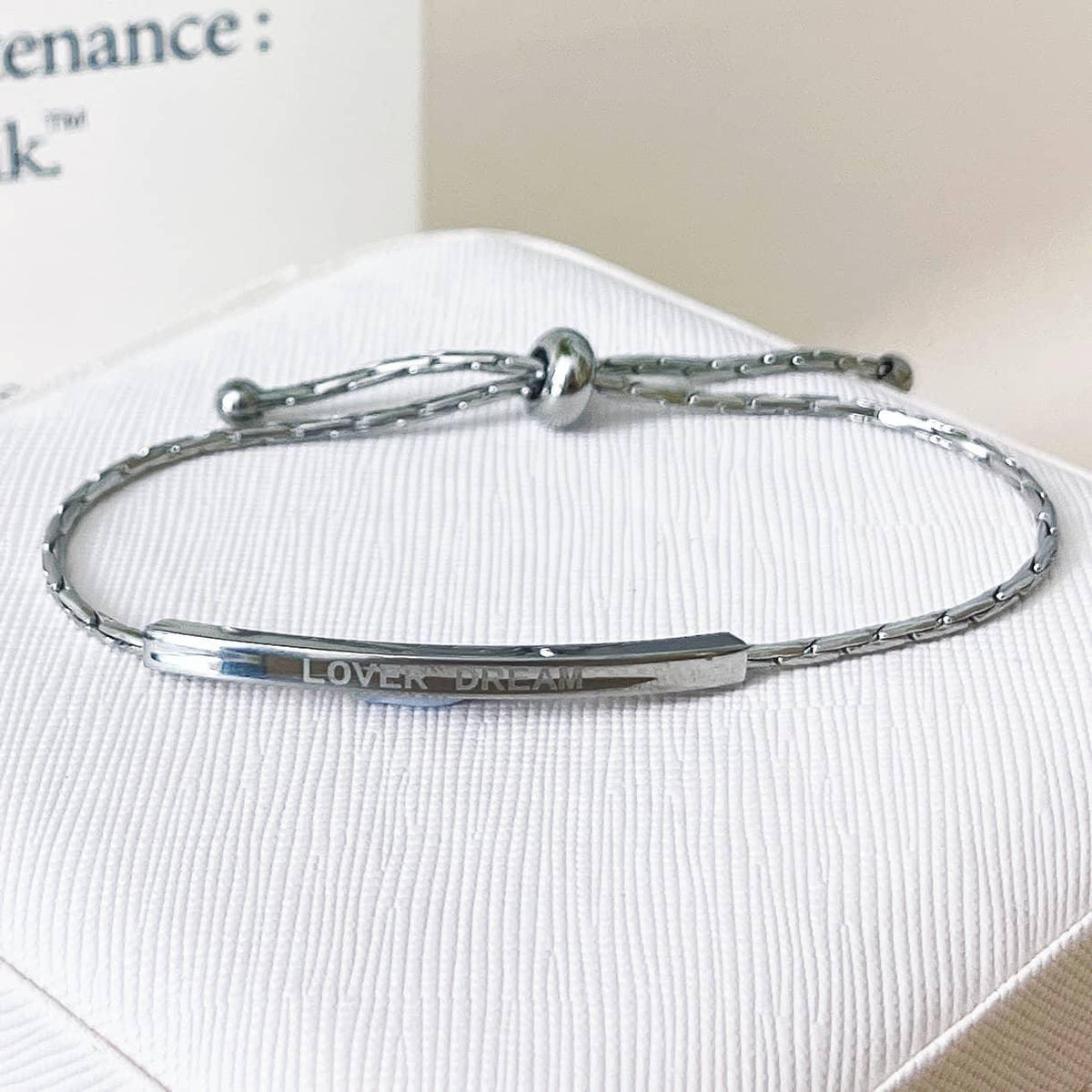 "Lover Dream" Adjustable Bar Bracelet