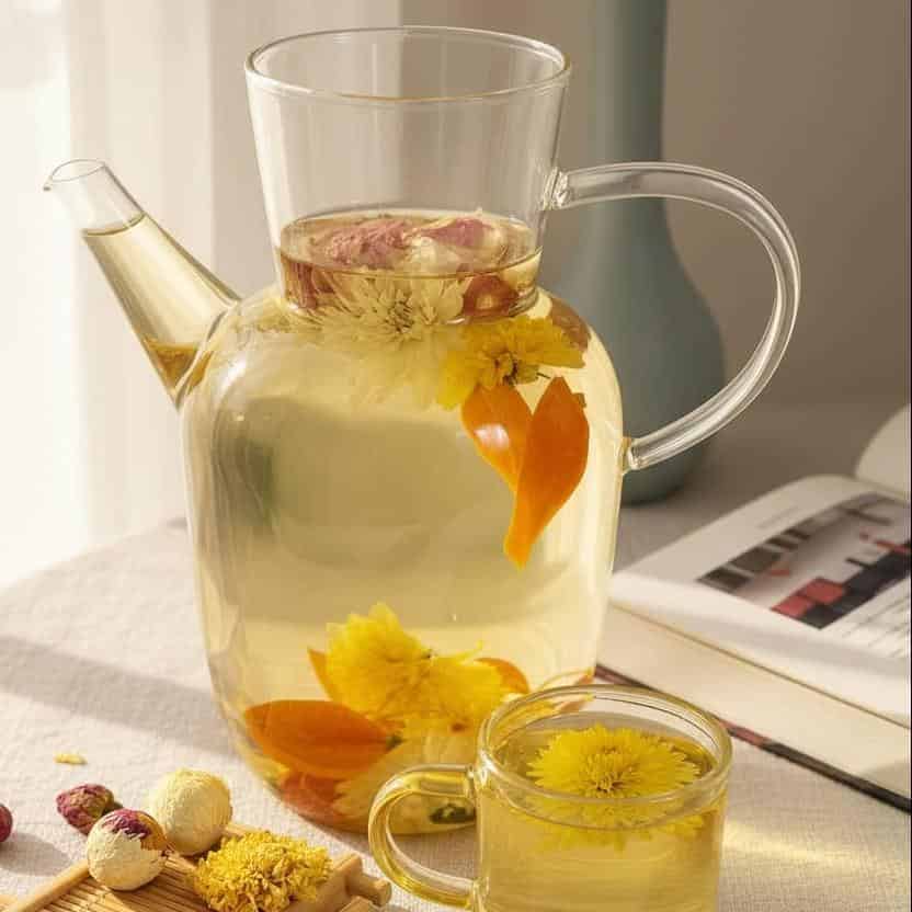 Personalized Tea Gift Box | Engraved Bracelet, Cozy Care Package