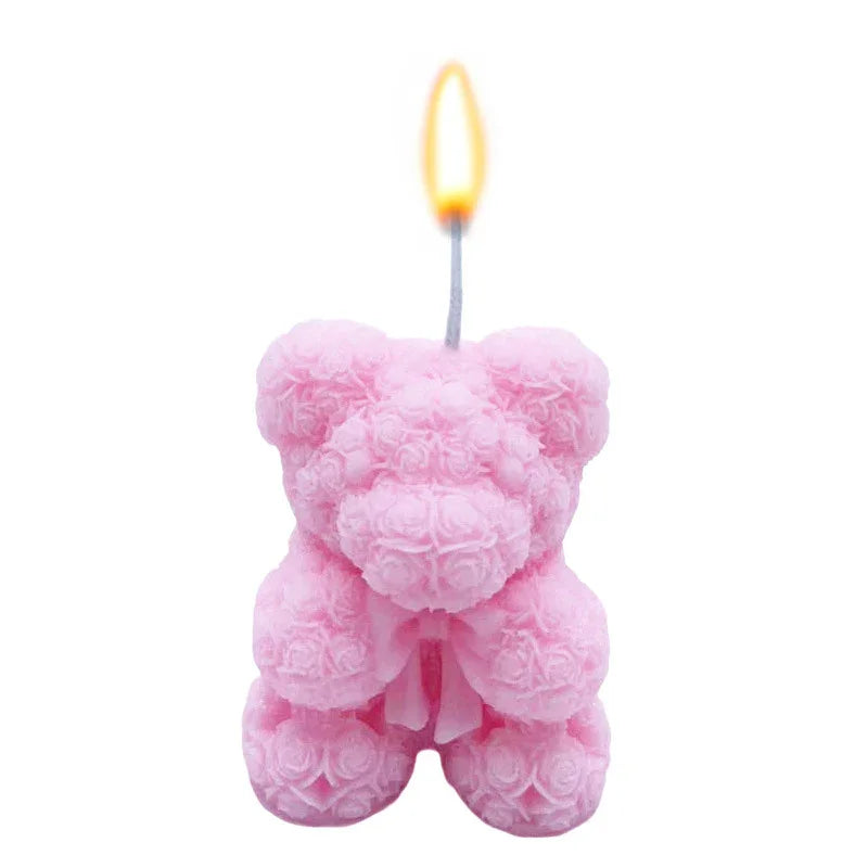 Adorable Knit Bear Scented Candle