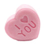 "I Love You" Conversation Heart Candle