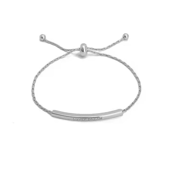 "Lover Dream" Adjustable Bar Bracelet