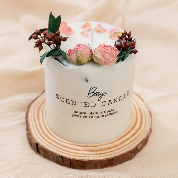 Botanical Garden Topped Soy Candle