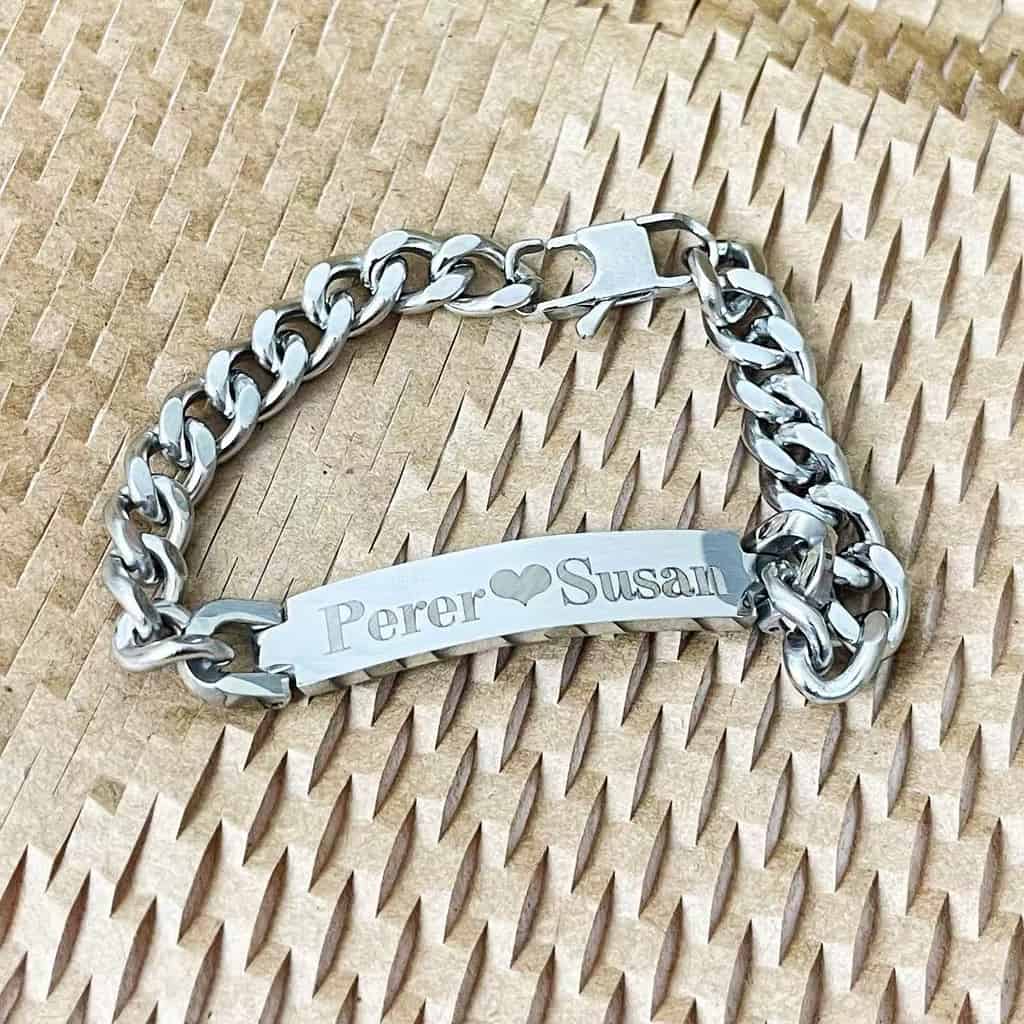 Personalized Tea Gift Box | Engraved Bracelet, Cozy Care Package