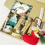 Christmas Tea & Candle Gift Box – Honey, Chocolates, Herbal Tea & Ornament