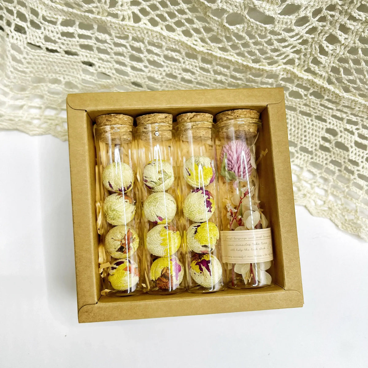 Blooming Tea Gift Set – 10 Flavors of Handcrafted Tea Flower Balls