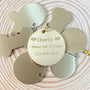 Solid Brass Pet ID Tag – Engraved Dog or Cat Name Tag