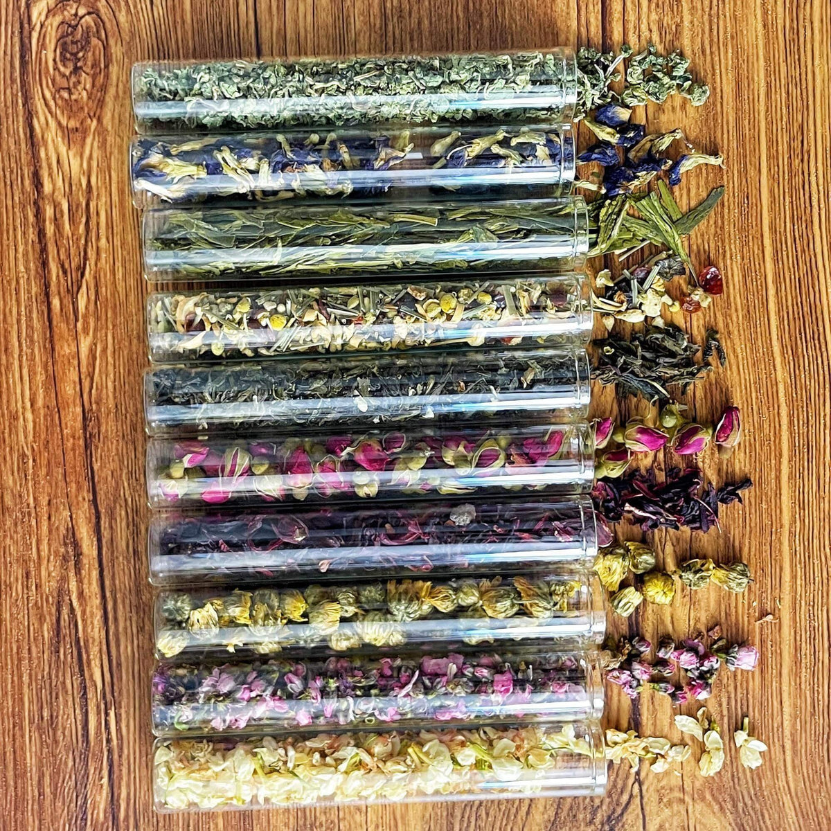 Botanical Blooming Tea Gift Set – Herbal Infusions Sampler for Occasions