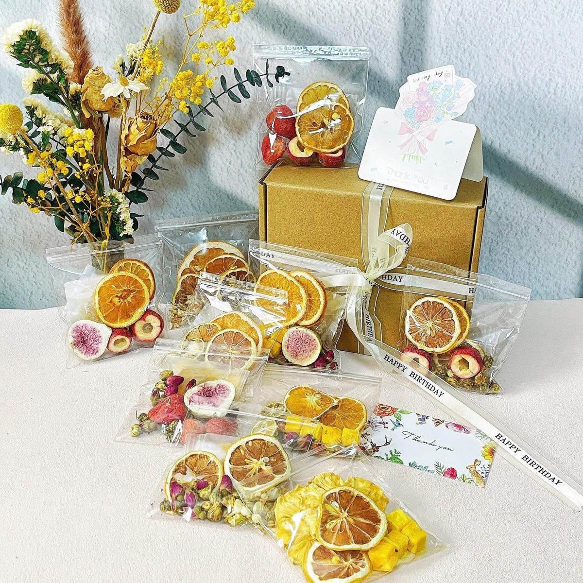 Fruit Tea Sampler Gift Set – 10 Vegan Herbal Blends Collection