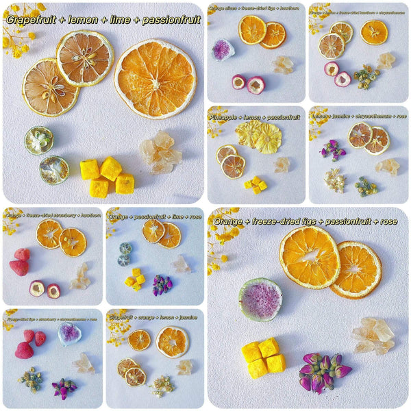 Fruit Tea Sampler Gift Set – 10 Vegan Herbal Blends Collection