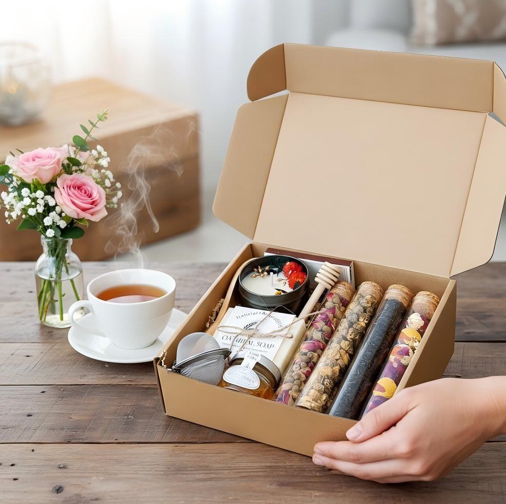 Love Light Wellness Gift Box – Spa, Candle & Relaxation Care Set